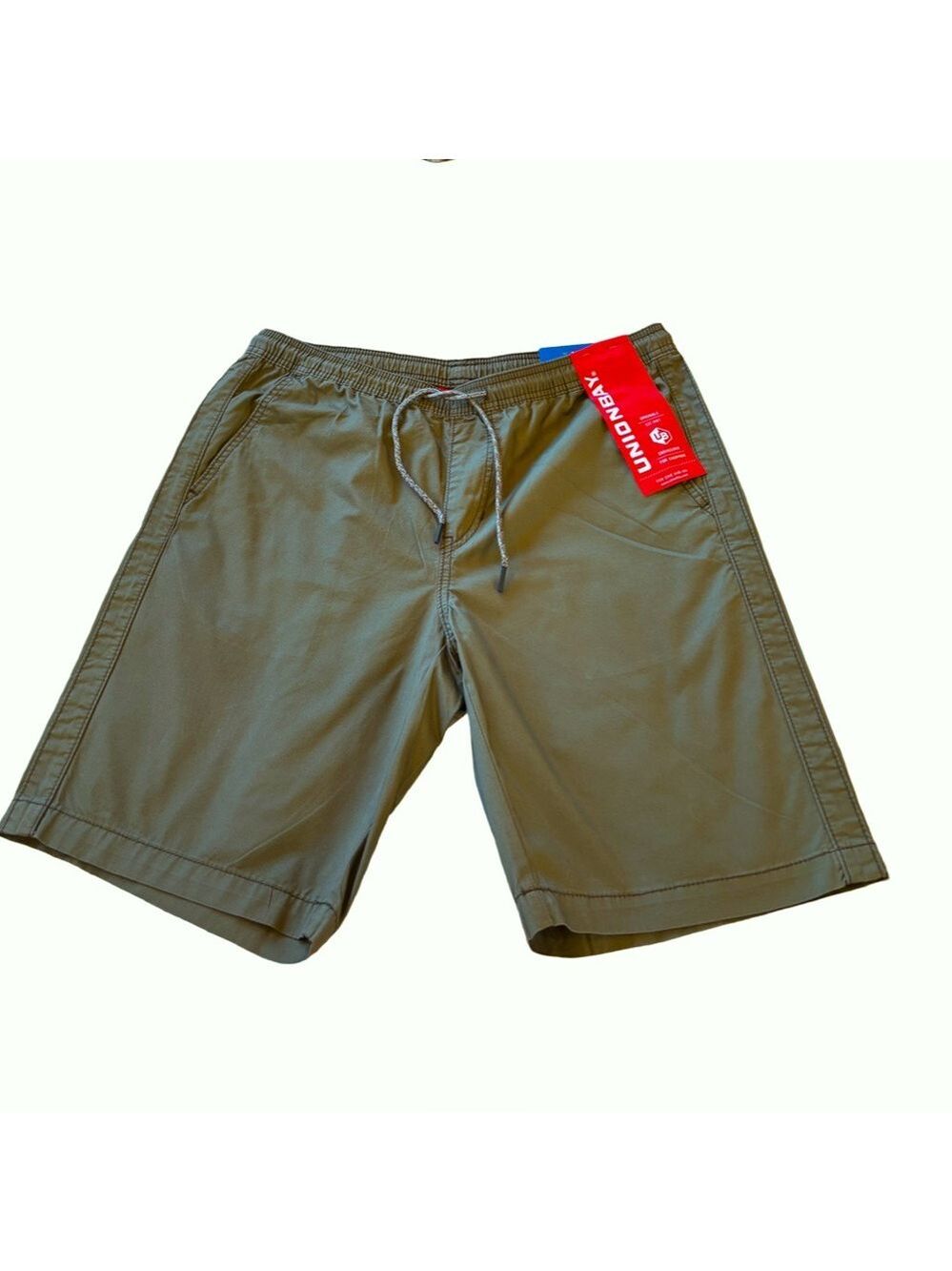 UNIONBAY Olive Cotton Drawstring Shorts Large NWT